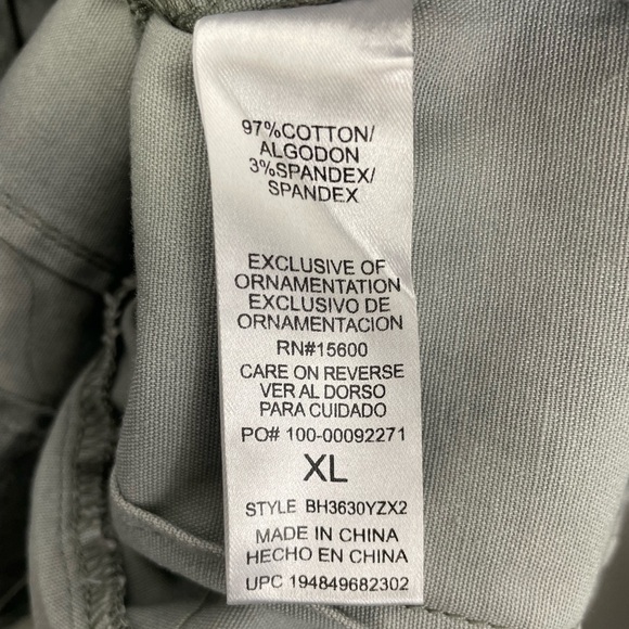 Democracy Seamed Denim Military Jacket Stormy Sea Tie Dye Gray NWT - Picture 10 of 10